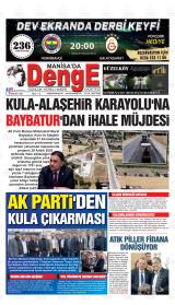 MANİSA'DA DENGE