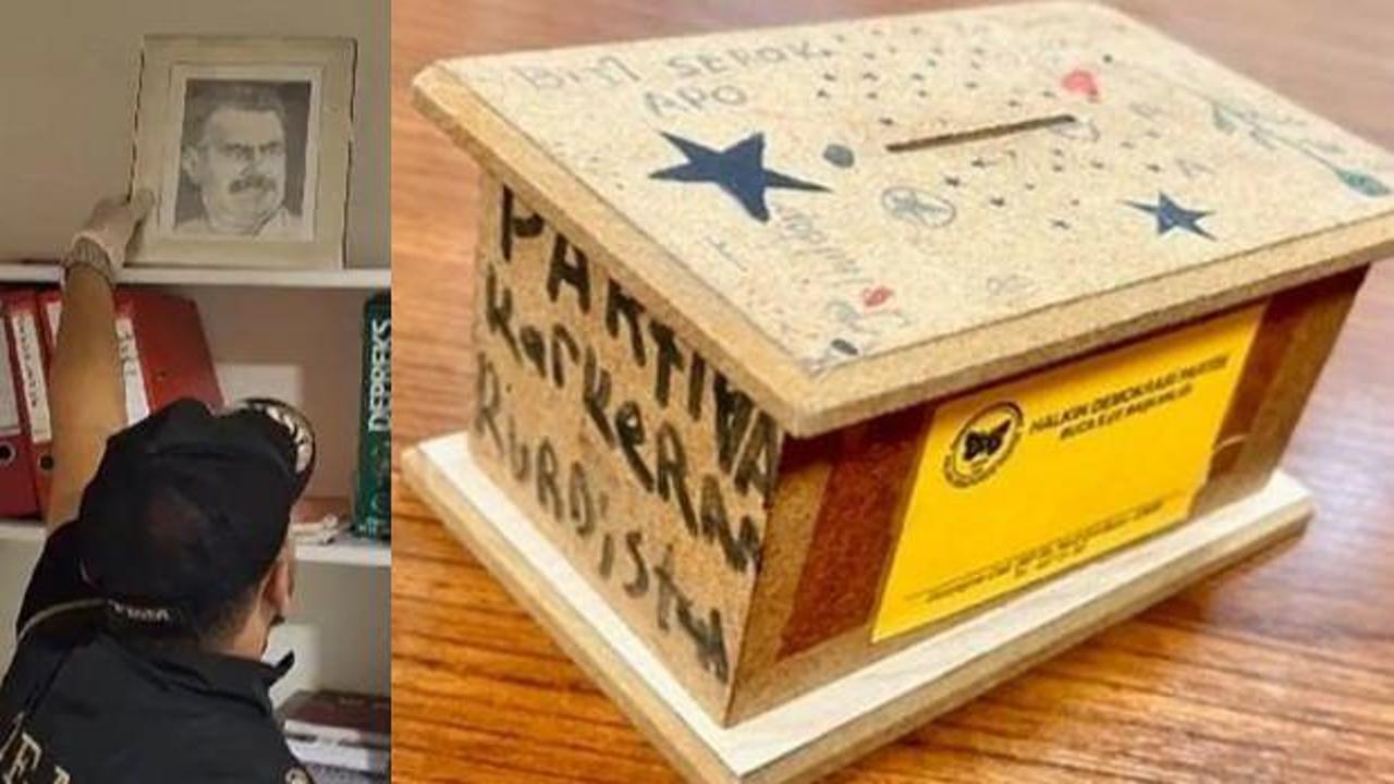 HDP binasından PKK’ya bağış sandığı çıktı