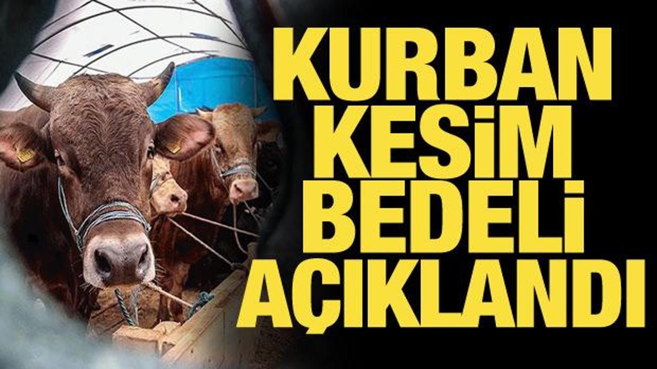 Vekaletle kurban kesim bedeli açıklandı