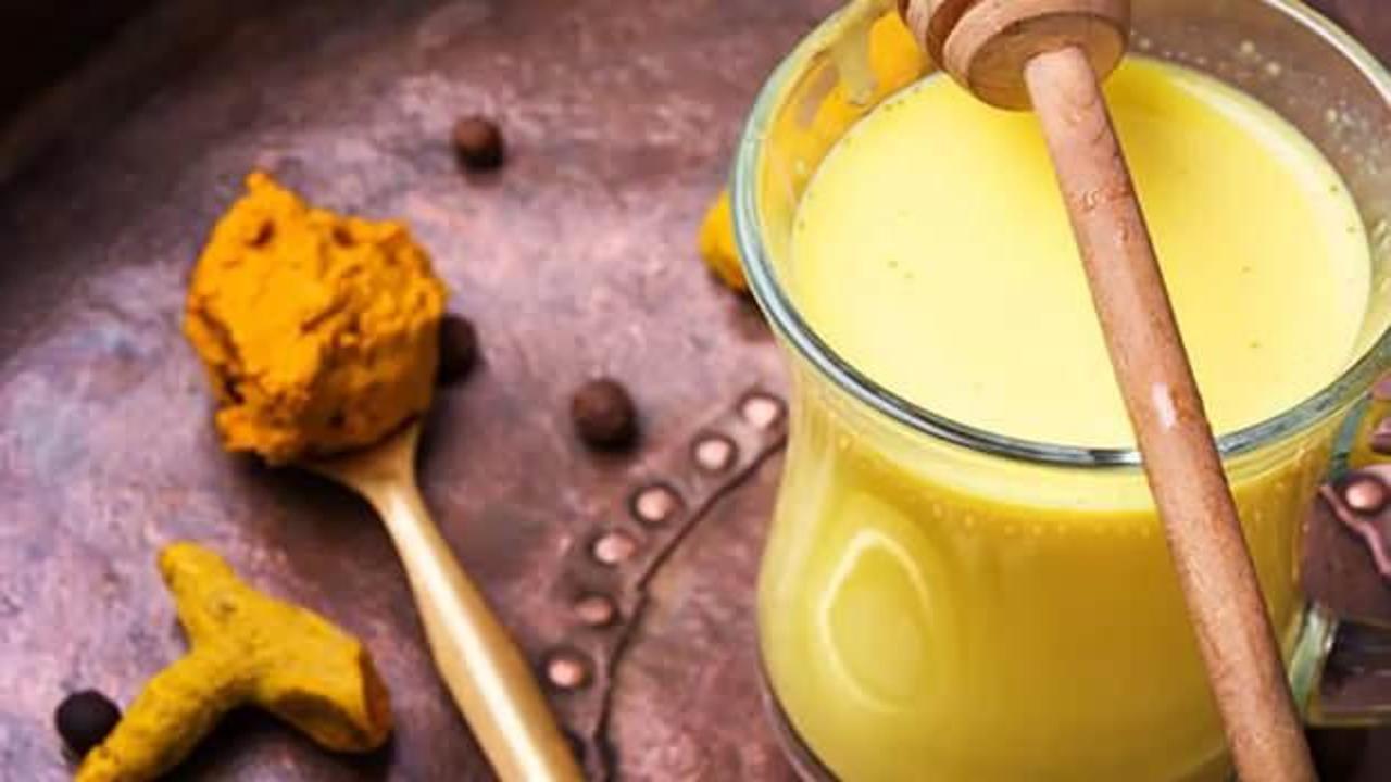 Yağ yakan altın süt kaç gün içilmeli, tarifi nedir? Zerdeçallı altın süt faydaları!