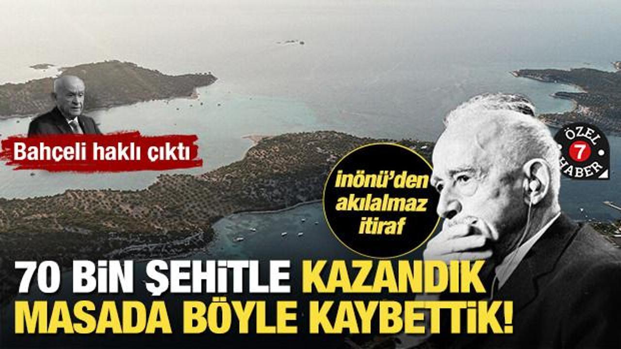 70 bin şehitle fethettik,oyunlarla kaybettik!Bahçeli’nin ’12 Ada’ çıkışının tarihi kodları