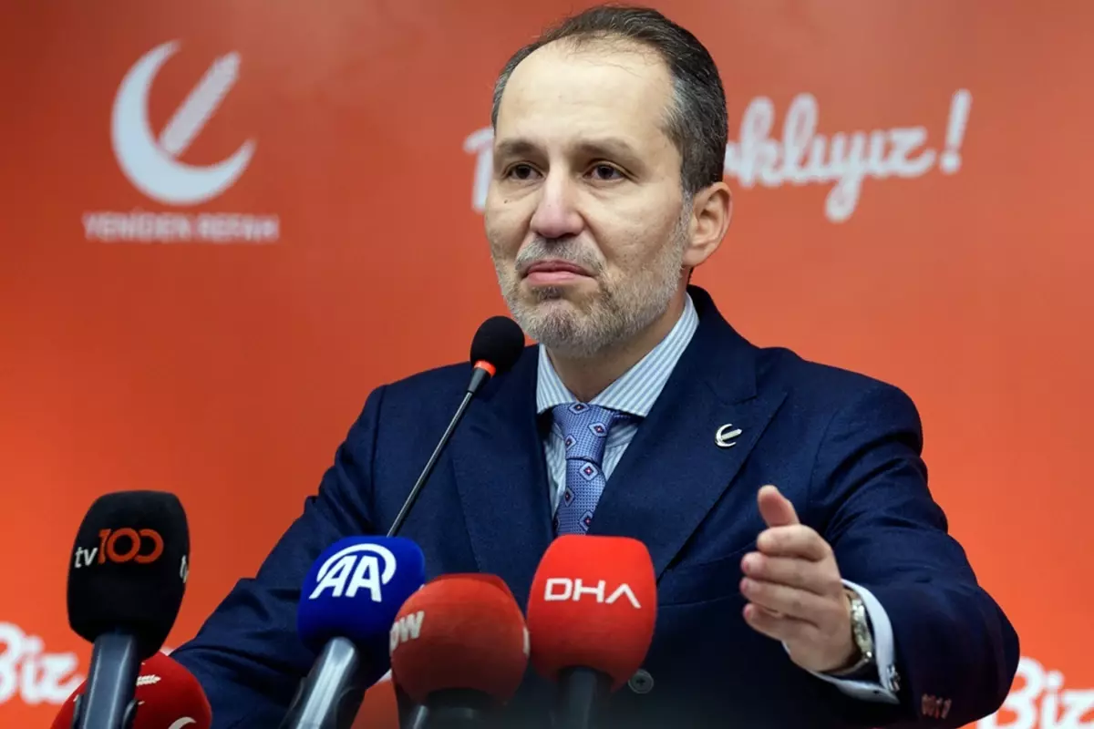 Fatih Erbakan: Kırmızı çizgimiz Öcalan’ın dışarıya çıkmaması