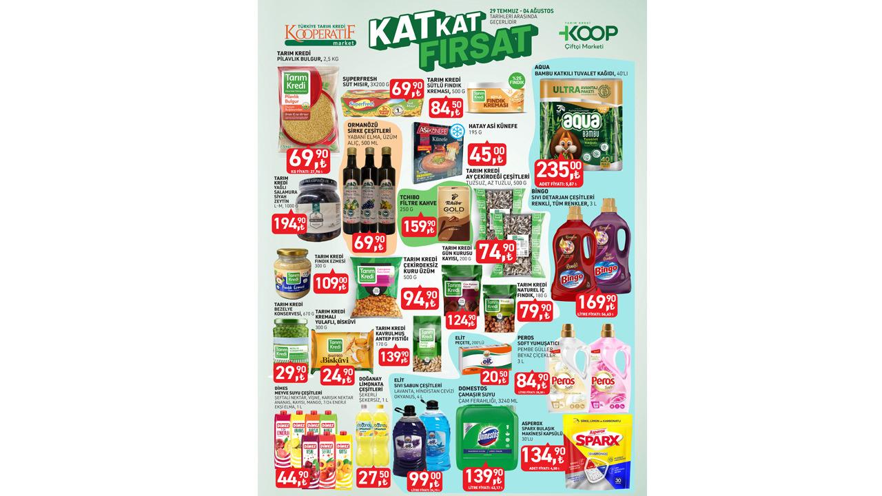 Tarım Kredi Market'te az ödeyip bol alacağınız kampanya! Sepeti dolduracak