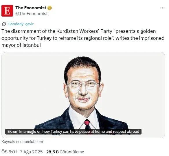 Ekrem İmamoğlu cezaevinden Türkiye ve Erdoğan'ı hedef aldı! Tepki çeken ifadeler!