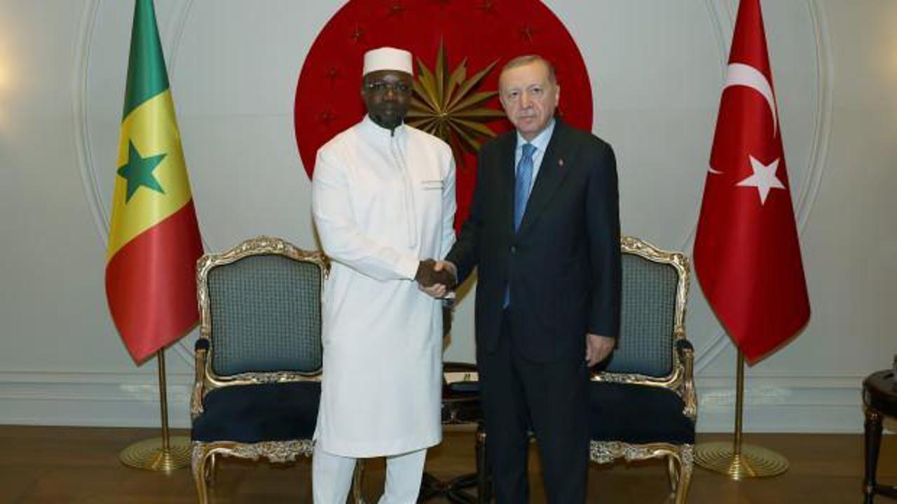 Cumhurbaşkanı Erdoğan, Senegal Başbakanı Sonko’yu kabul etti