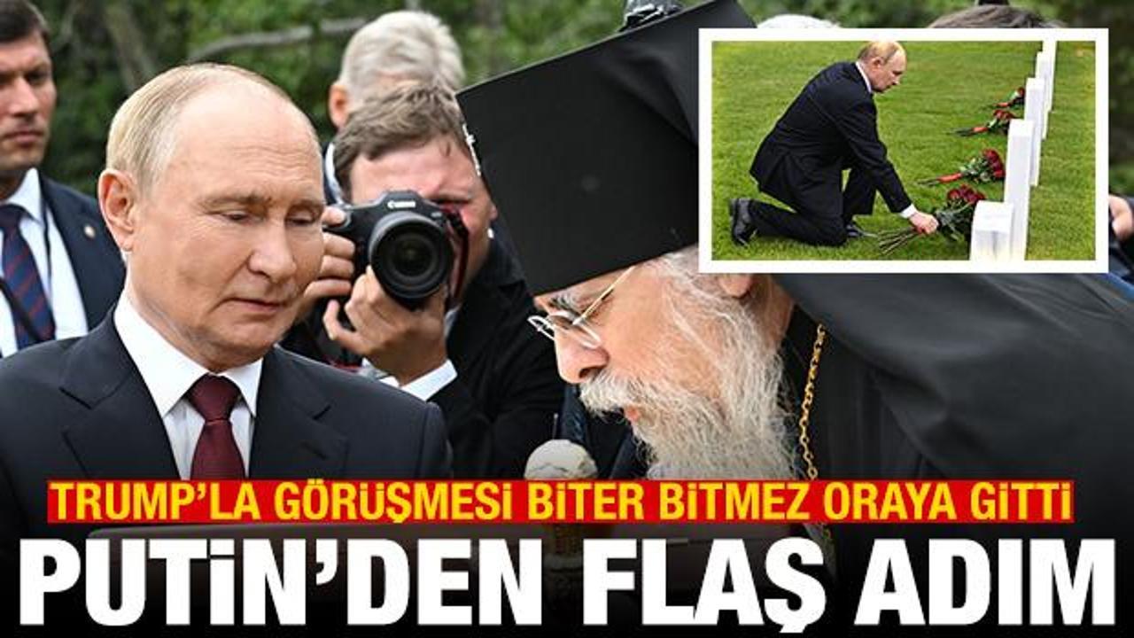Putin, Trump’la görüşmesi biter bitmez oraya gitti