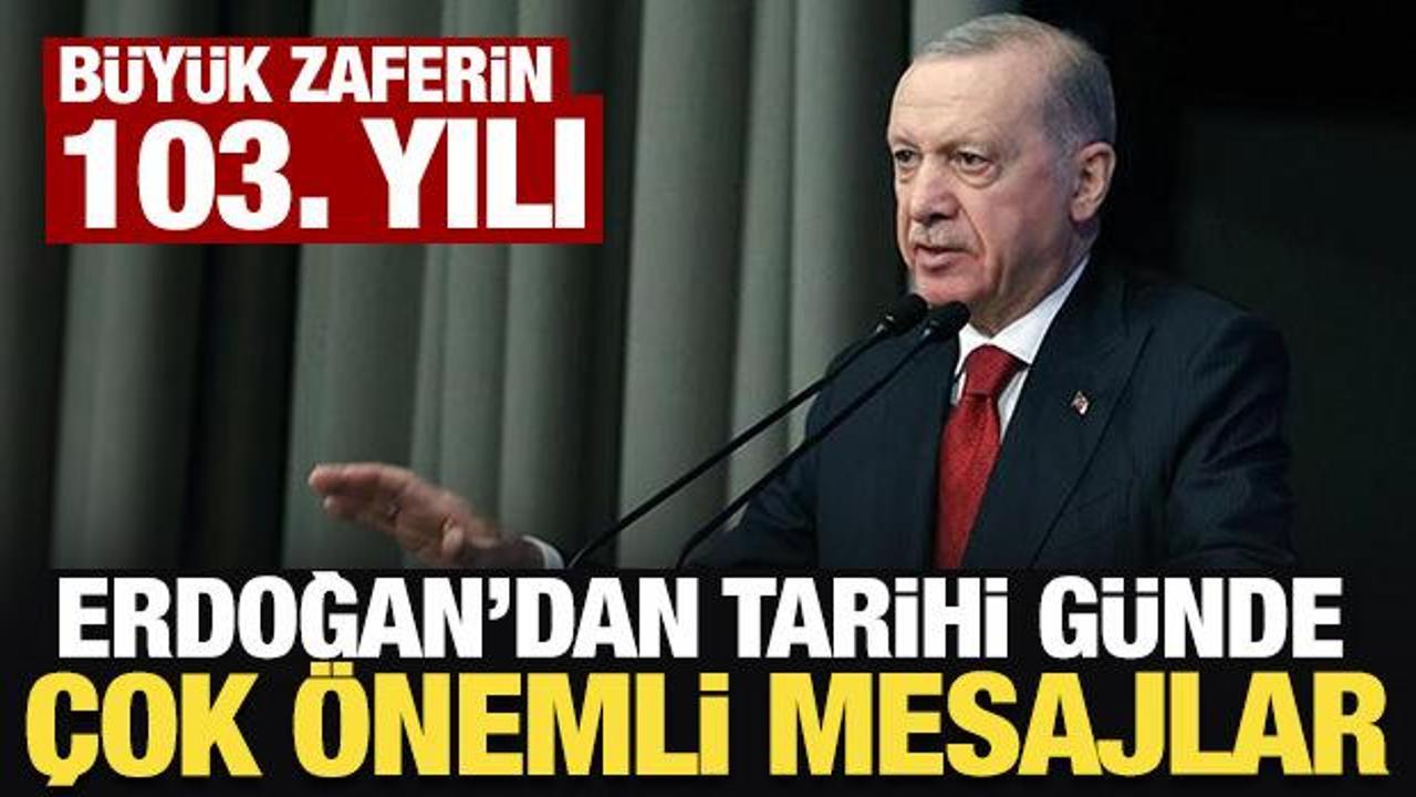 Son Dakika: Erdoğan’dan tarihi günde çok önemli mesajlar: Bin yıllık mazimiz devam edecek!