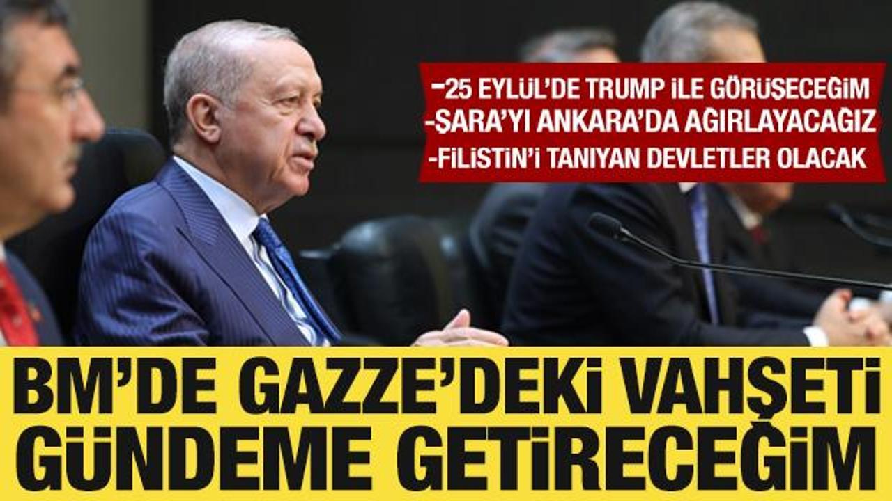 Cumhurbaşkanı Erdoğan: BMGK’da Filistin’i tanıyan devletler olacak