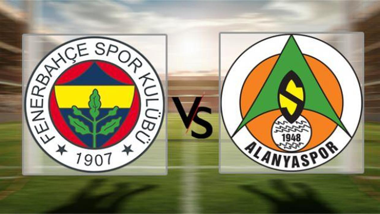 Fenerbahçe – Alanyaspor maçı bugün mü, saat kaçta? FB-Alanyaspor muhtemel 11’ler