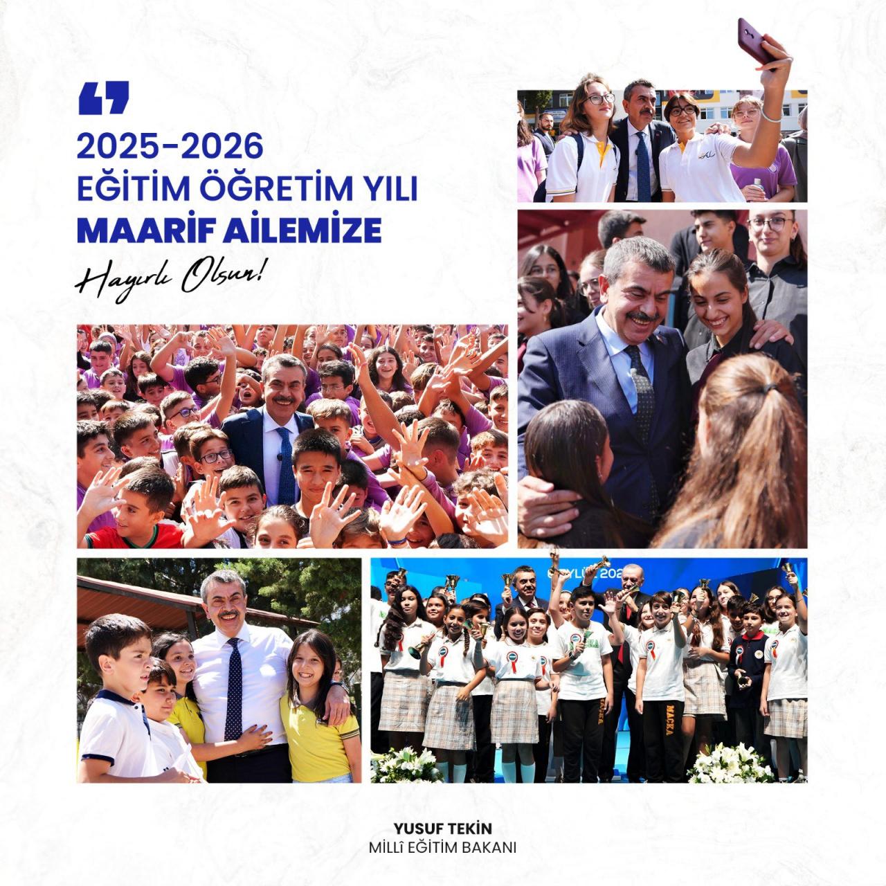 Bakan Tekin'den yeni eğitim-öğretim yılı mesajı