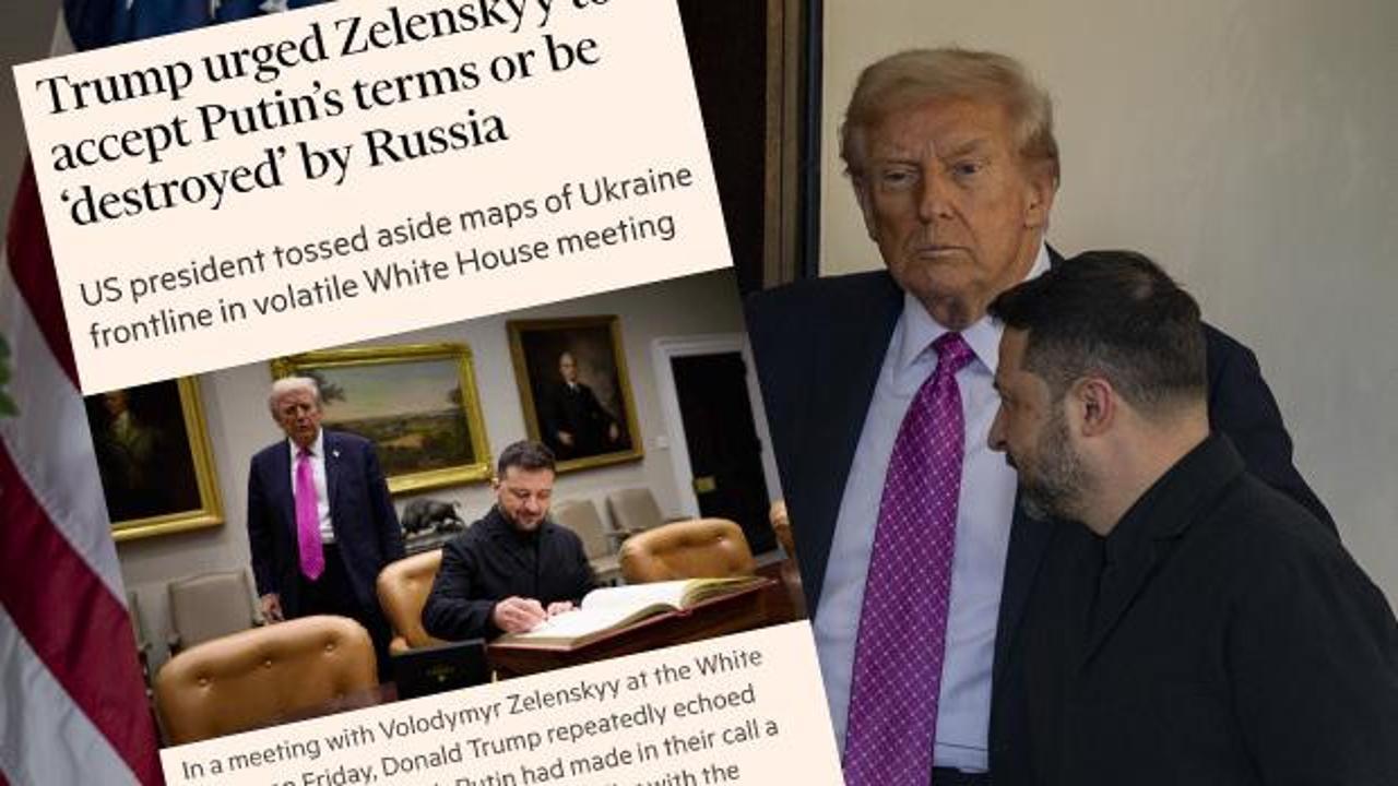 Trump küfredip haritayı fırlattı:  Ya Putin’in şartlarını kabul et ya da yok ol