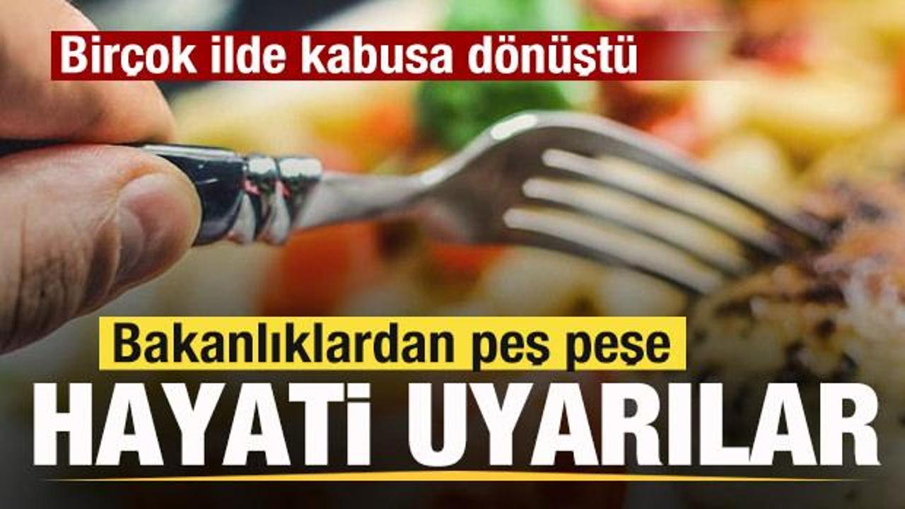 Çok sayıda ilde kabusa dönüştü! Bakanlıklardan peş peşe hayati uyarılar