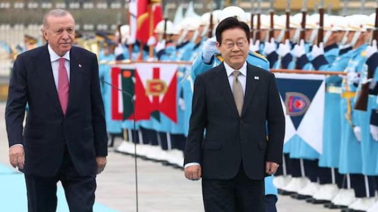 Erdoğan Güney Kore Devlet Başkanı Lee’yi kabul etti