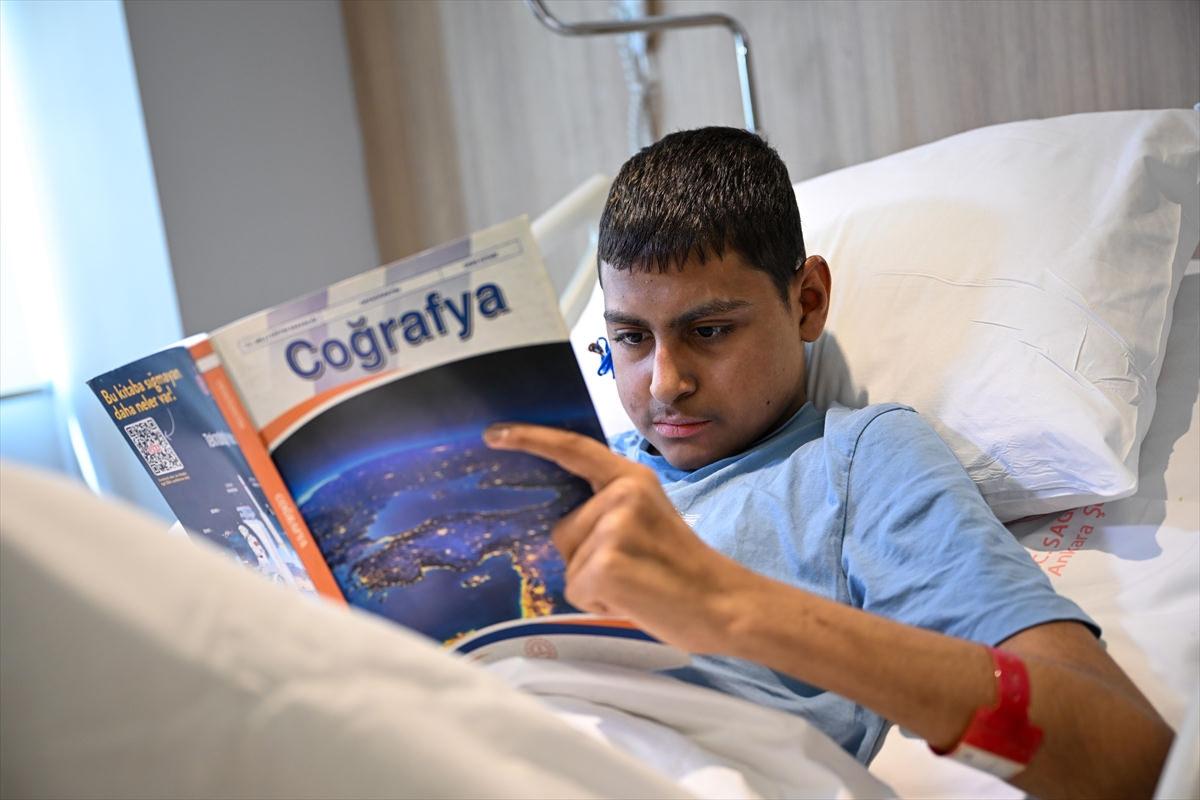 Lösemili Cemal LGS'yi hastane odasında kazandı, Anadolu Lisesine yerleşti