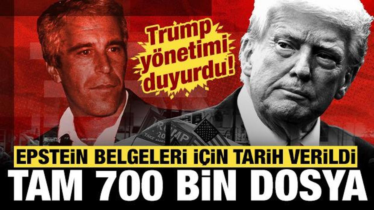 Epstein belgelerinin yayınlanma tarihi verildi: Tam 700 bin dosya…