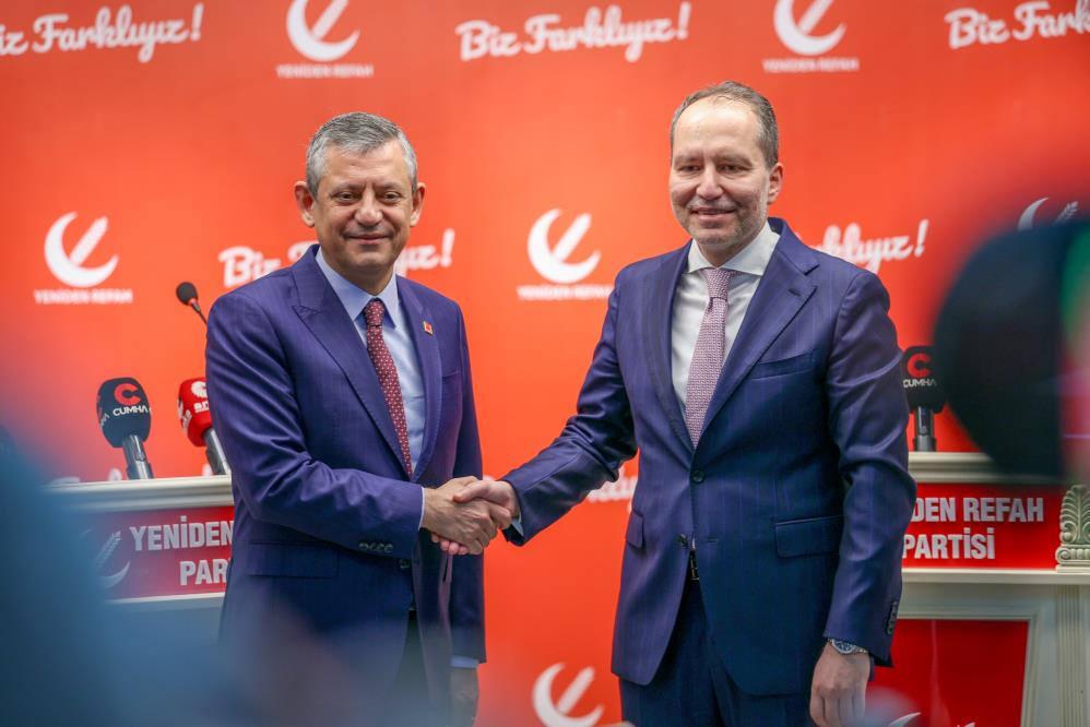 Özgür Özel'den Fatih Erbakan'a ziyaret