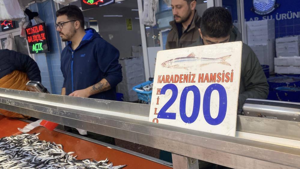 Hamsi bolluğu sürüyor: Kilosu 200 lira