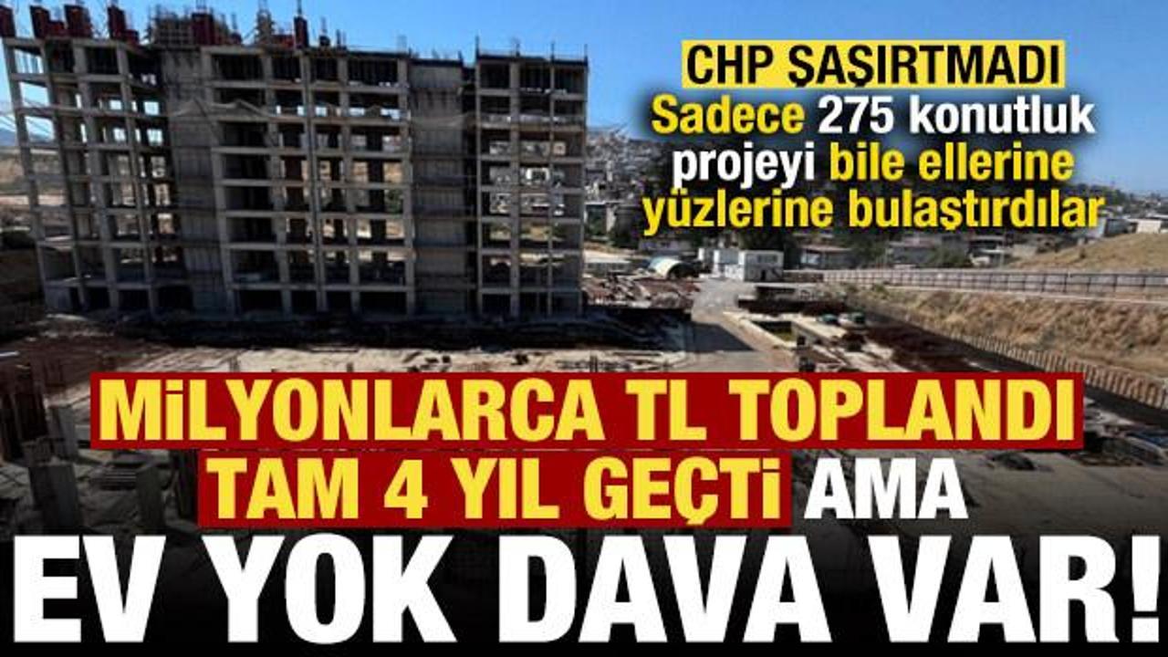 CHP’nin konut projesi şaşırtmadı! Milyonlarca TL toplandı, 4 yıl geçti ama ortada ev yok..