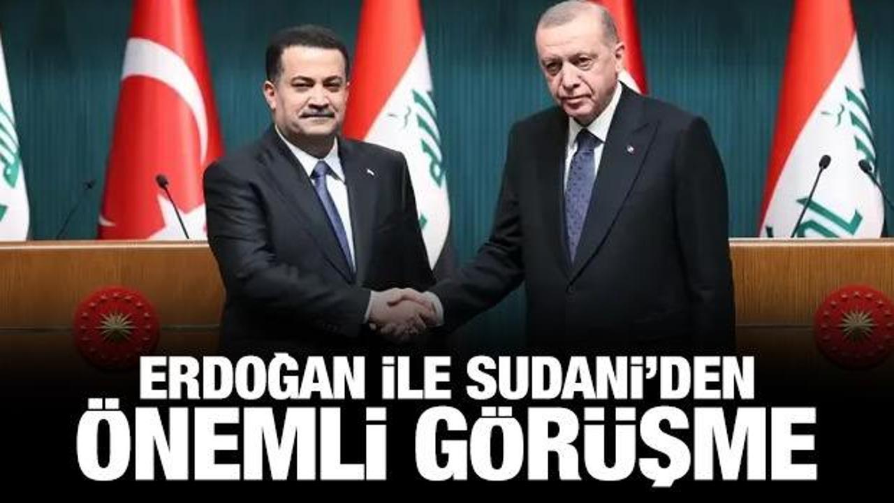 Cumhurbaşkanı Erdoğan ile Sudani arasında önemli görüşme