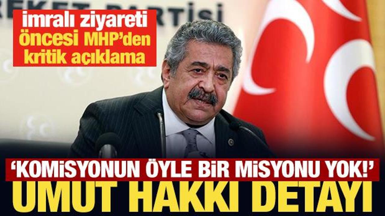 İmralı ziyareti öncesi MHP’den kritik açıklama: Komisyonun öyle bir misyonu yok!