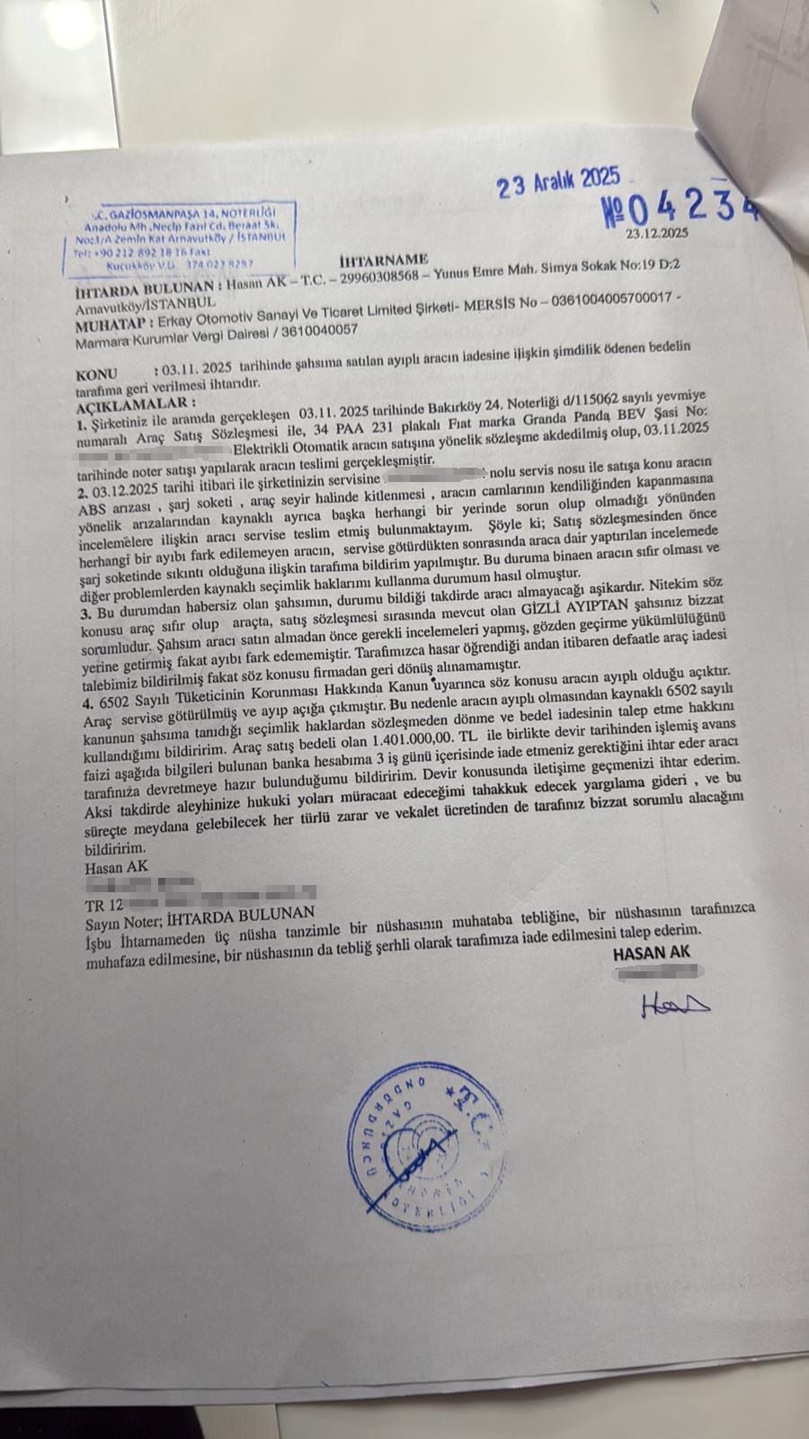 Sıfır aldığı elektrikli otomobil kabusu oldu! 1 ay kullandı, 6 aydır serviste