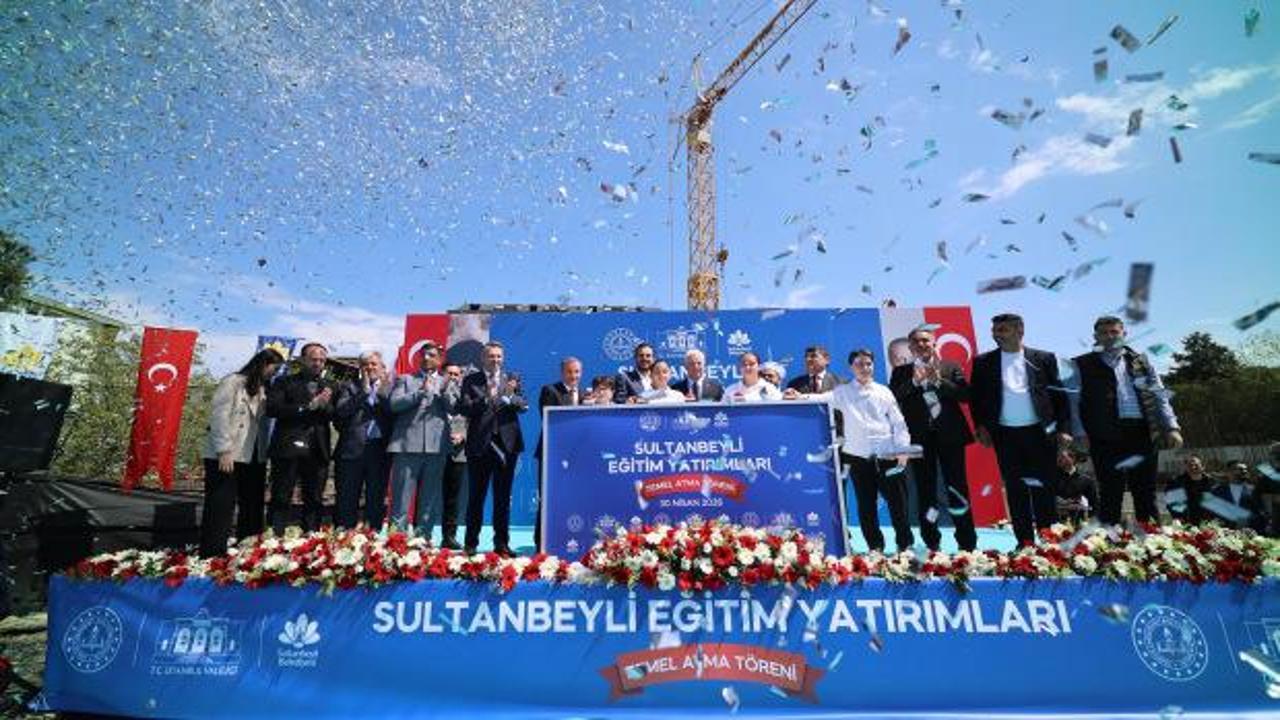 Sultanbeyli’de 3 yeni okul: Temelleri atıldı!