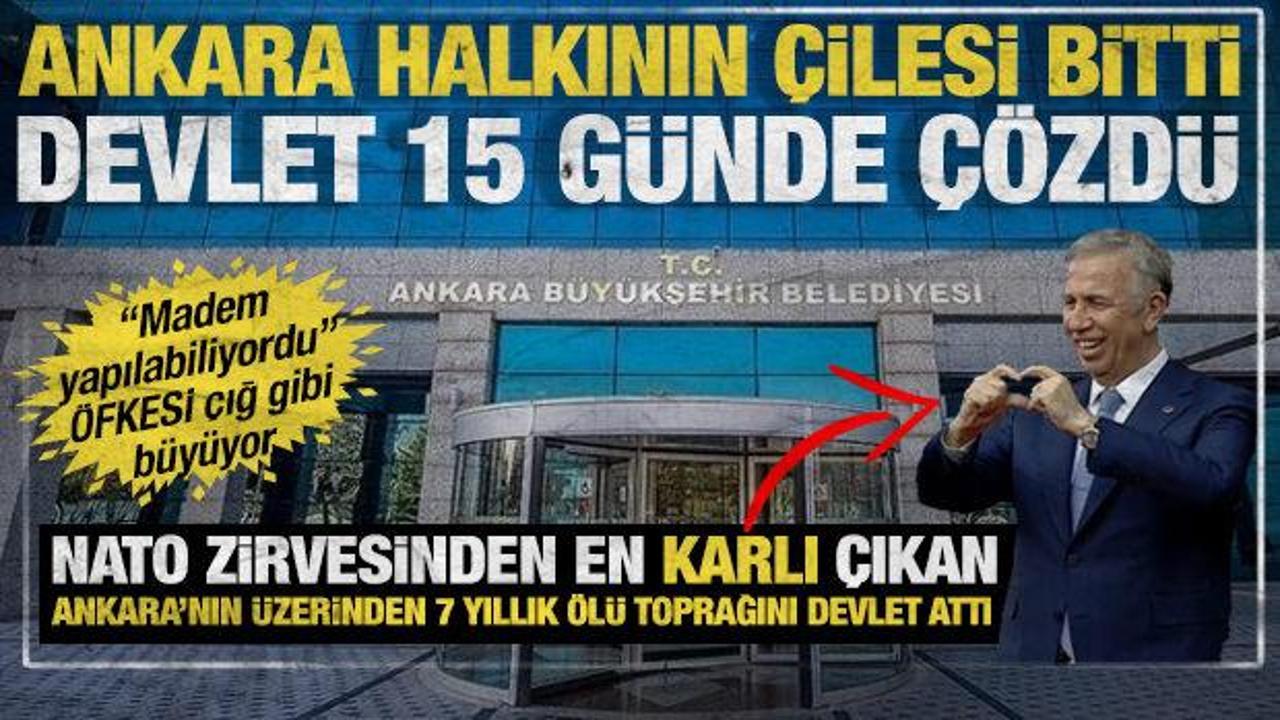 Devlet el attı CHP’li Ankara’da yedi yıllık atıllık on beş günde son buldu!