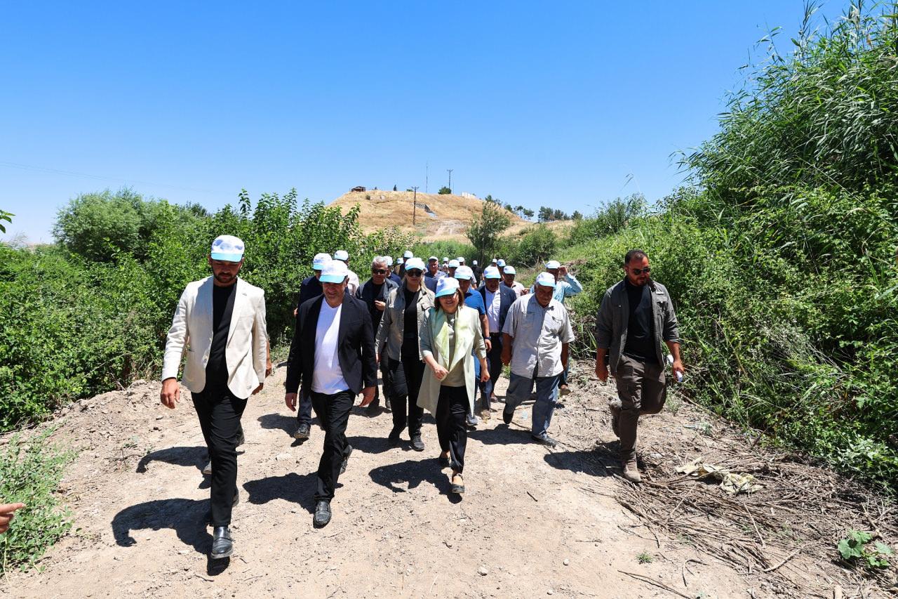 Başkan Şahin'den yapımı devam eden Karkamış Kuş Gözlem Noktası'na ziyaret!
