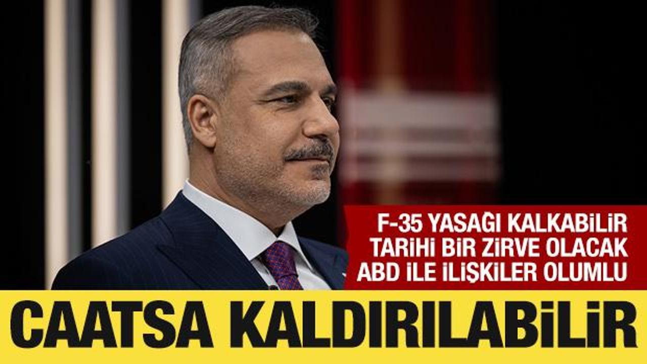 Bakan Fidan’dan CAATSA ve F-35 açıklaması