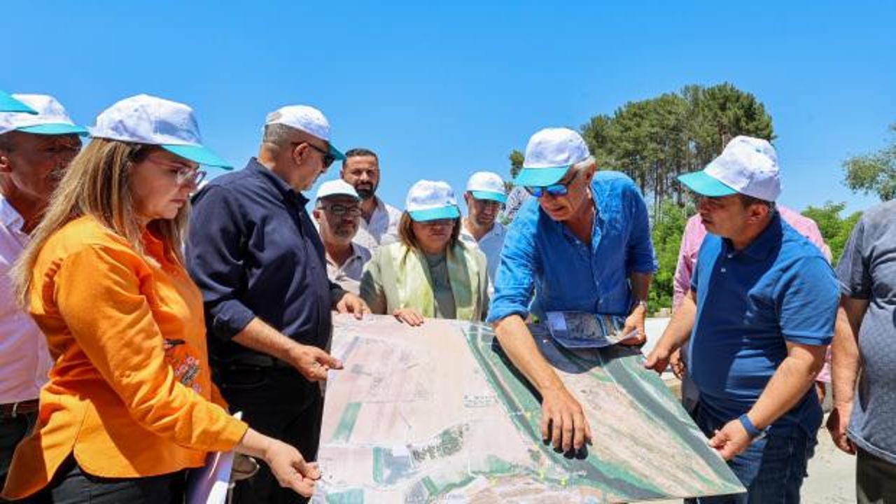 Başkan Şahin’den yapımı devam eden Karkamış Kuş Gözlem Noktası’na ziyaret!