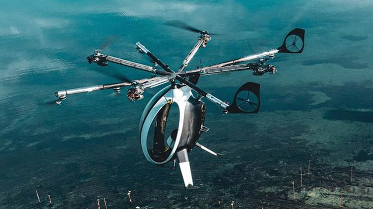Uçan scooter AirScooter geliyor: Pilot lisansı olmadan kullanılabiliyor!